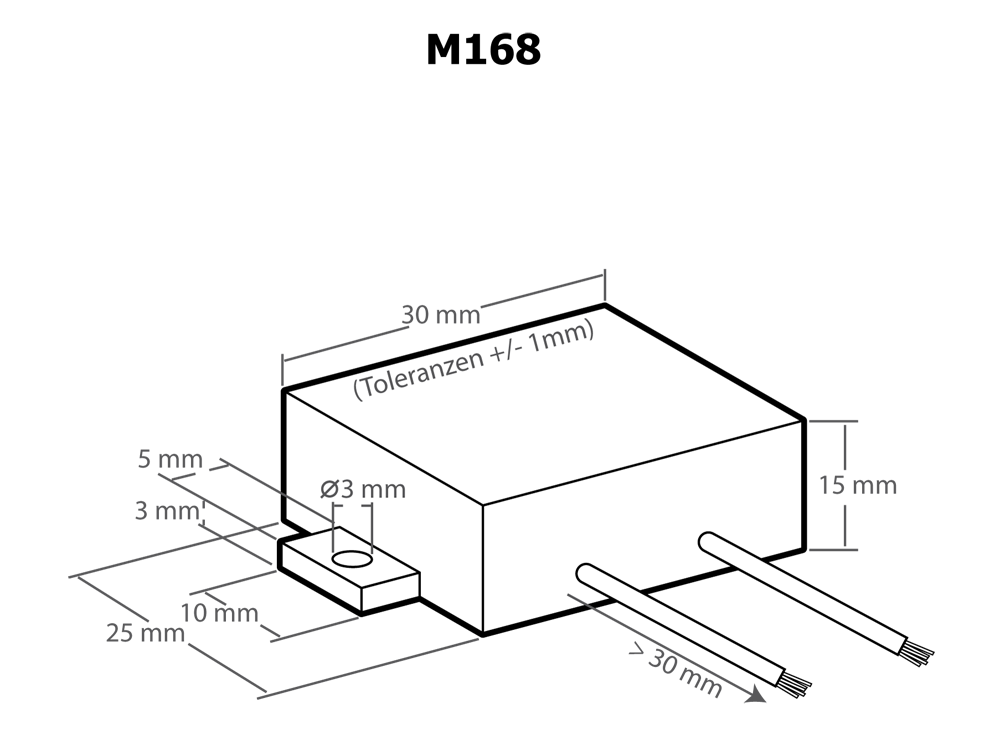 M168 Überspannungsschutz 12 V/DC