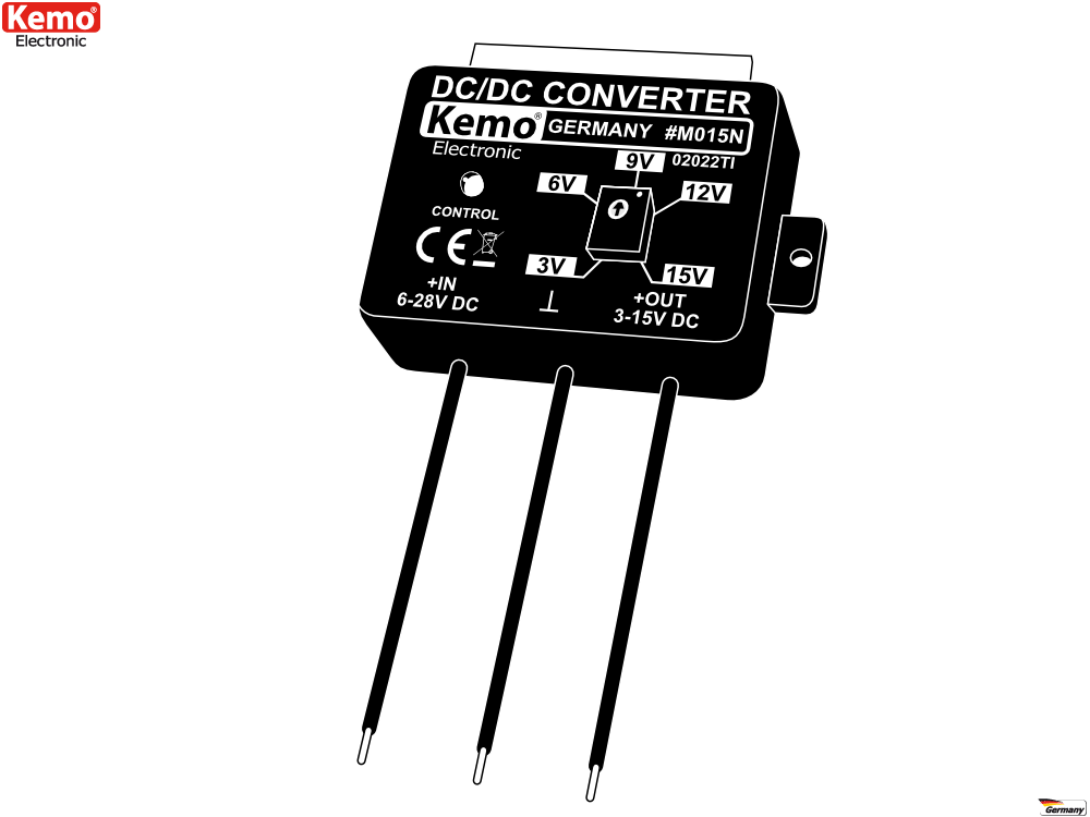 15V Dc Kemo M015N 28V Dc out 3V Voltage Converter 1,5A in 6V S158 