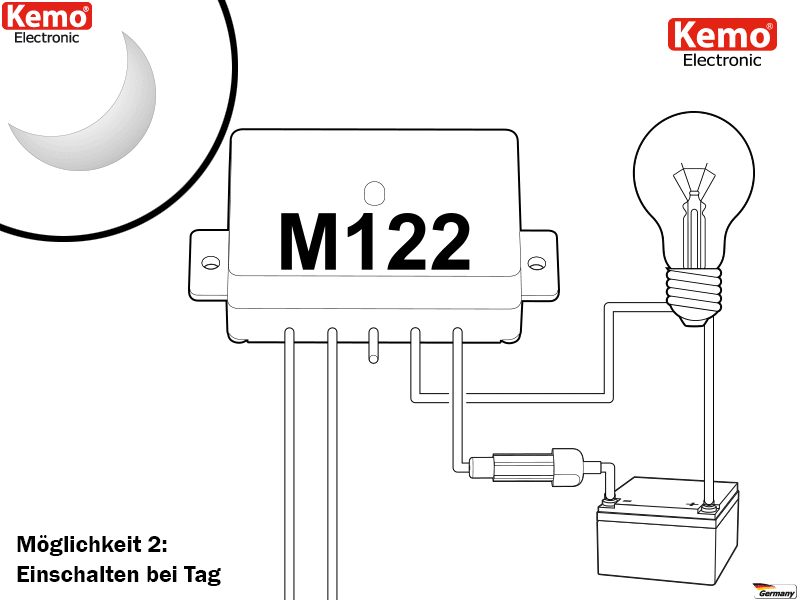 Pyatofyy Interruptor crepuscular con sensor crepuscular AC 12 V 10