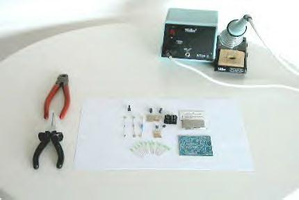 picture of a soldering place