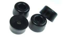 Gehäusefüße, schwarz, klein 12 x 7 mm
