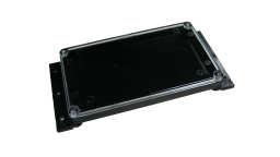 Transparent wall case, flat aprox. 120 x 70 x 15 mm