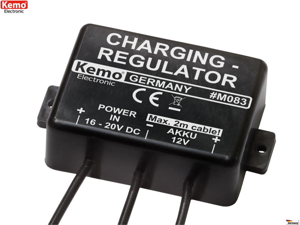 Kemo M188 Batteriewächter 12 V. 5-stufige Anzeige. Mit 3 LED's. Verhindert  Tiefentladung. Geringer Eigenverbrauch von weniger als 4,9 mA