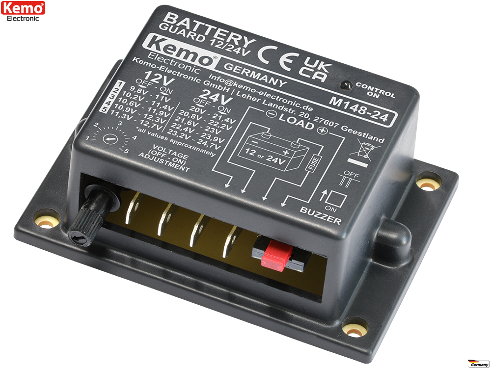 M148-24 Batteriewächter für 12 oder 24 V/DC