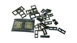 Zócalos para circuitos integrados (C.I.), aprox. 30 piezas